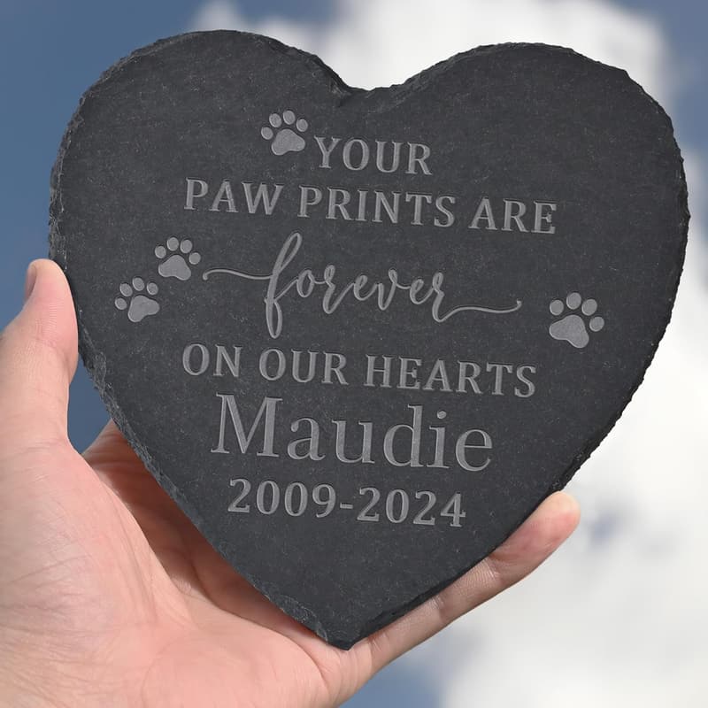 Pet Memorial Stone - Personalized Sympathy Gift for Dog Loss