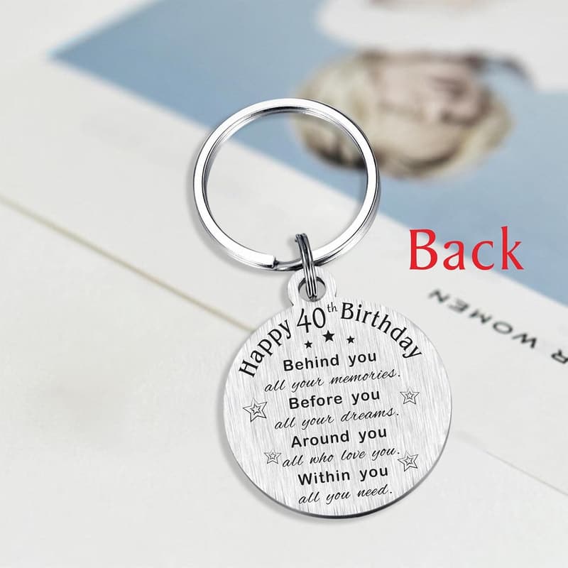 40th Birthday Keychain Gift for Him/Her - Born in 1985