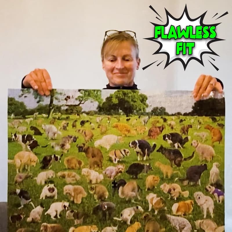 Pooping Puppies 1000-Piece Jigsaw Puzzle - White Elephant Gift