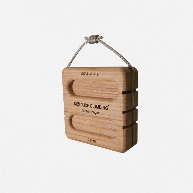 Rock Climbing Hangboard | Hard Wood Fingerboard for Strengthening