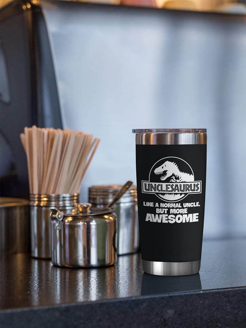 Funny 20 oz Tumbler Gift for New Uncle on Father's Day