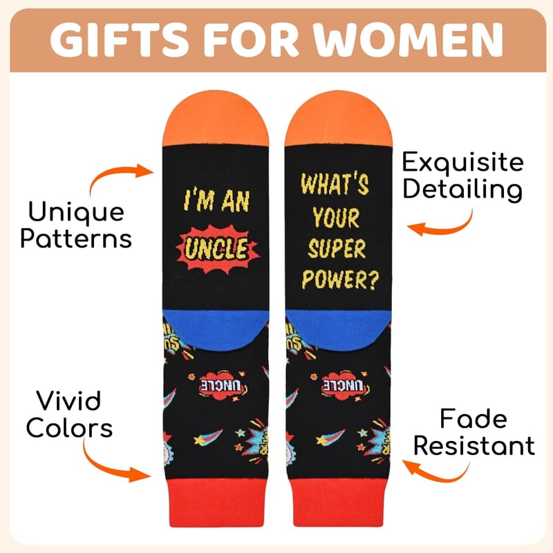 Mother's Day & Father's Day Socks for New Parents, Aunts & Uncles