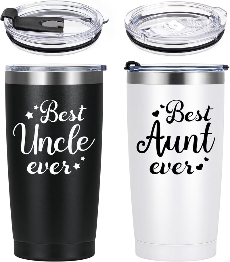 Aunt and Uncle Gifts - 20 Oz Insulated Tumbler Set