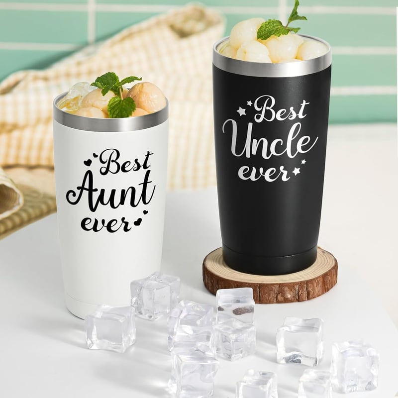 Aunt and Uncle Gifts - 20 Oz Insulated Tumbler Set