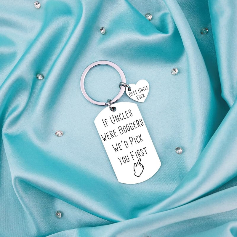 Funny Personalized Keychain for Uncle - Father's Day Gift
