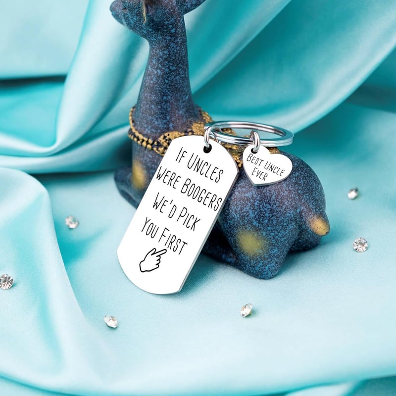 Funny Personalized Keychain for Uncle - Father's Day Gift