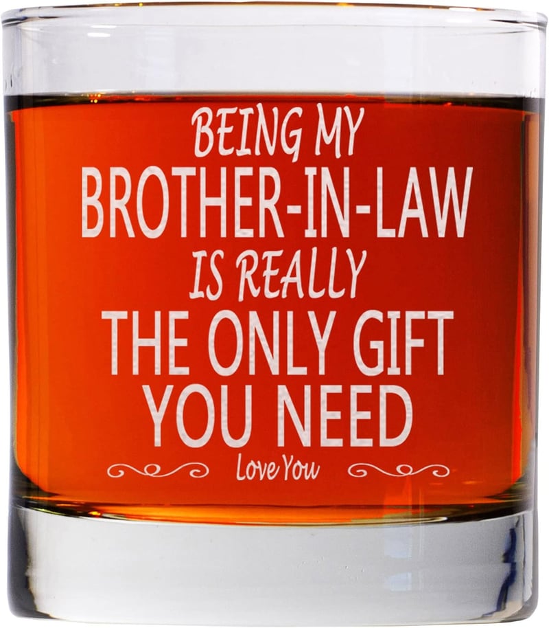 Big Brother Bourbon Rocks Glass - 11oz Old Fashioned Gift