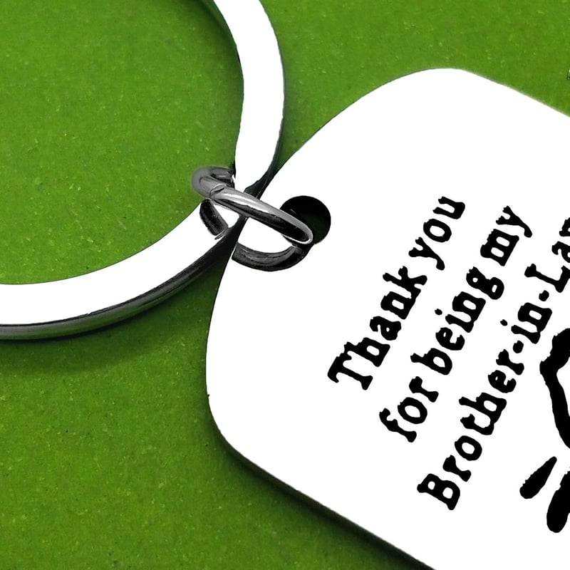 Brother-in-Law Gift Keychain - Thank You Gift for Weddings