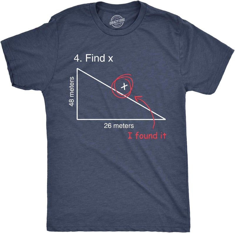 Funny Math Teacher Graphic T-Shirt - Sarcastic Dad Gift