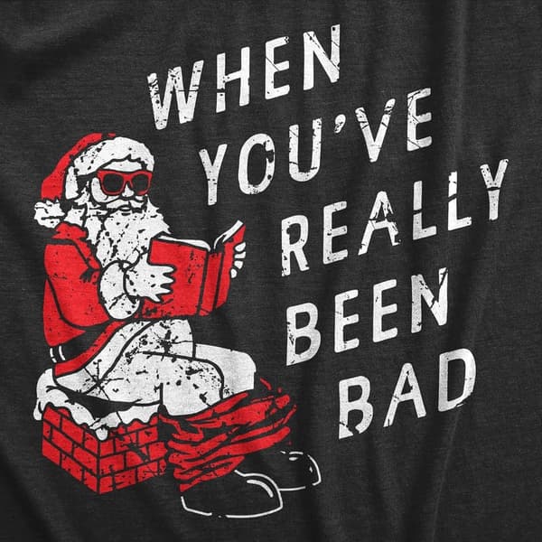 Funny Santa Can Judge Me T-Shirt for Men - Xmas Party Tee