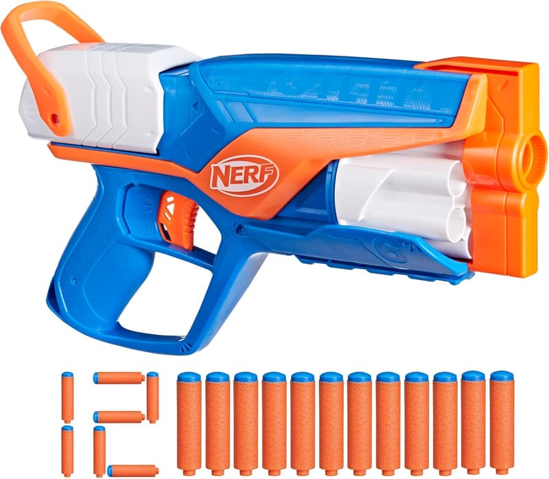 Nerf N Series Agility Blaster with 6-Dart Drum for Kids