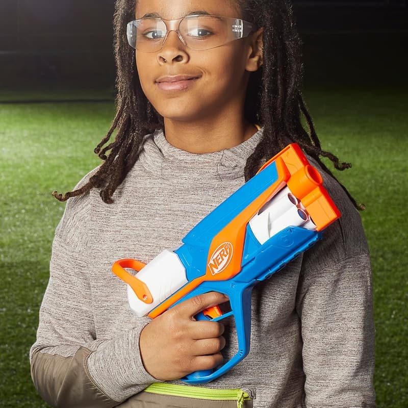 Nerf N Series Agility Blaster with 6-Dart Drum for Kids