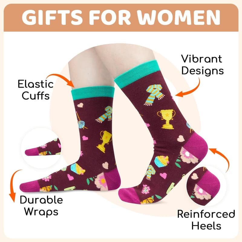 Mother's Day Socks for Women - Gifts for Mom, Daughter, Aunt