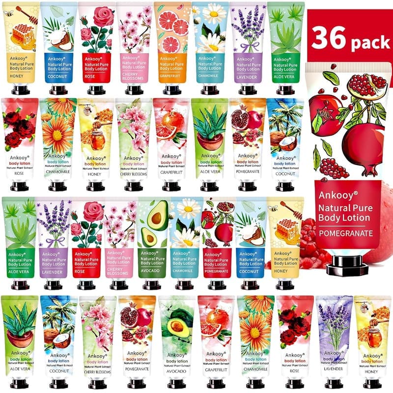 Travel Size Body Lotion Set - Perfect Gift for Women