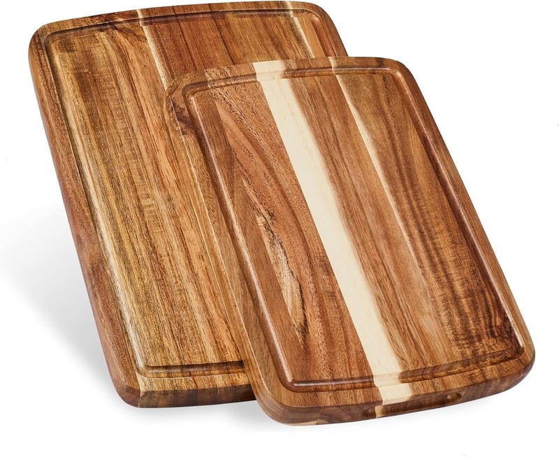 Sonder Acacia Wood Cutting Boards Gift Set with Juice Groove