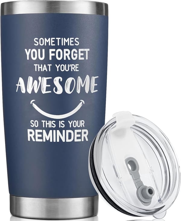 Graduation Thank You Tumbler - 20oz Inspirational Gift for Men