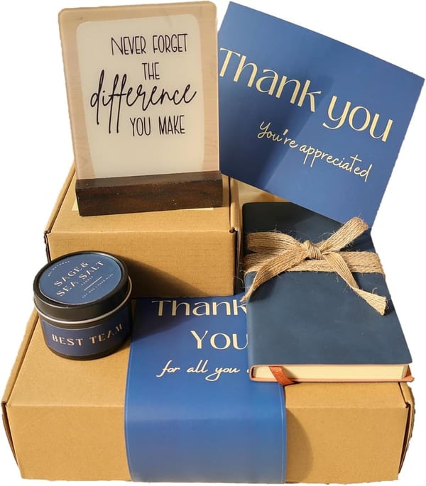 Employee Appreciation Gift Basket for Men & Coworkers