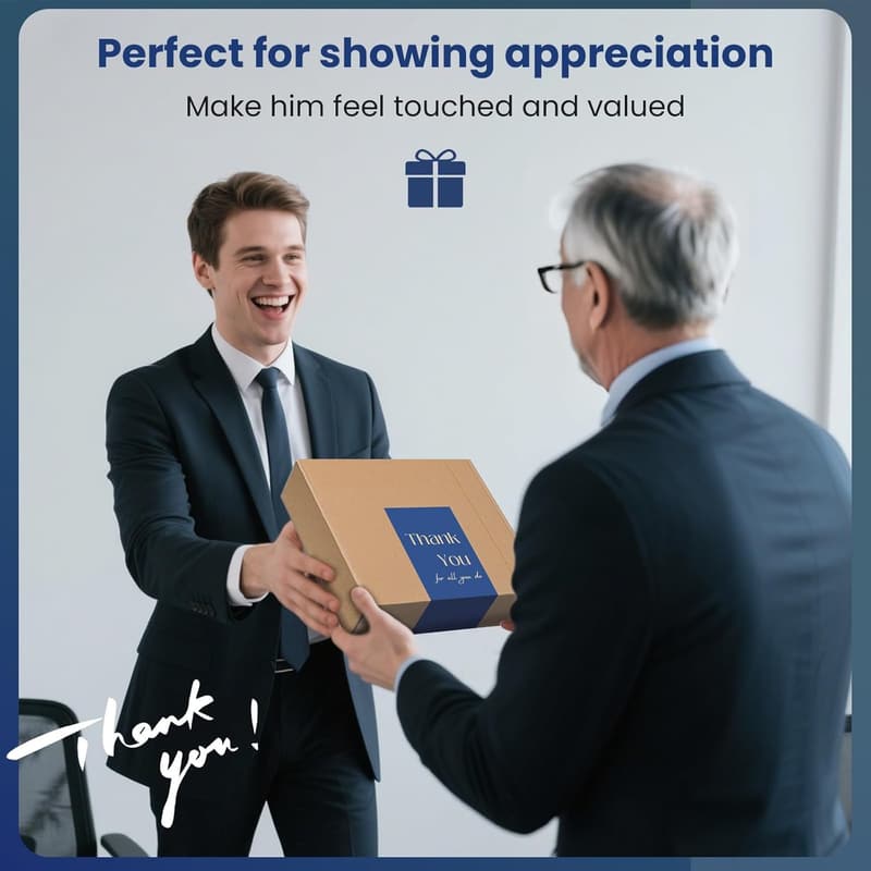 Employee Appreciation Gift Basket for Men & Coworkers