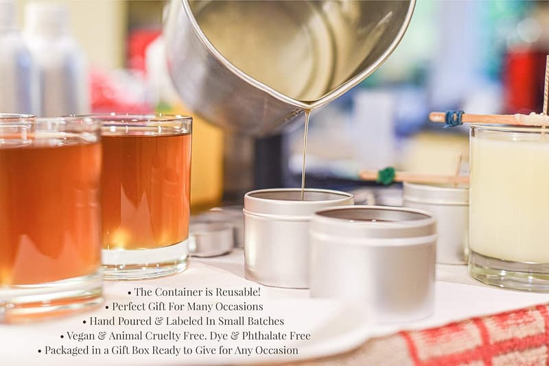 Inspirational Thank You Candle for Friends - Handmade Soy Wax