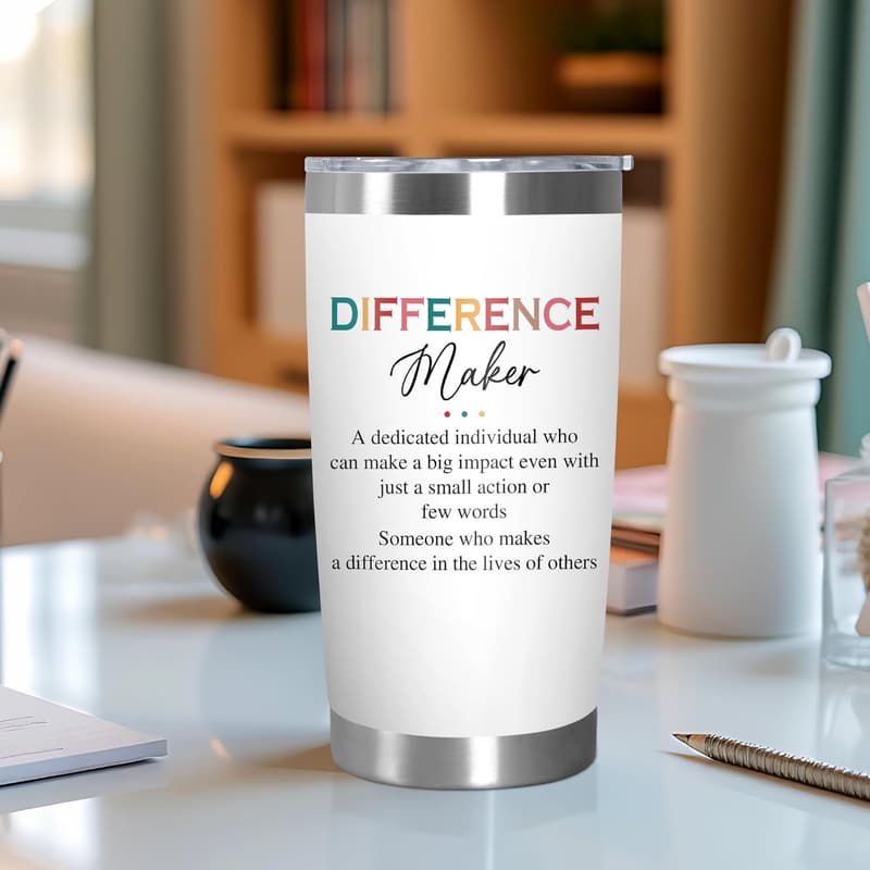 Birthday Gift: 20 oz Insulated Stainless Steel Tumbler for Women
