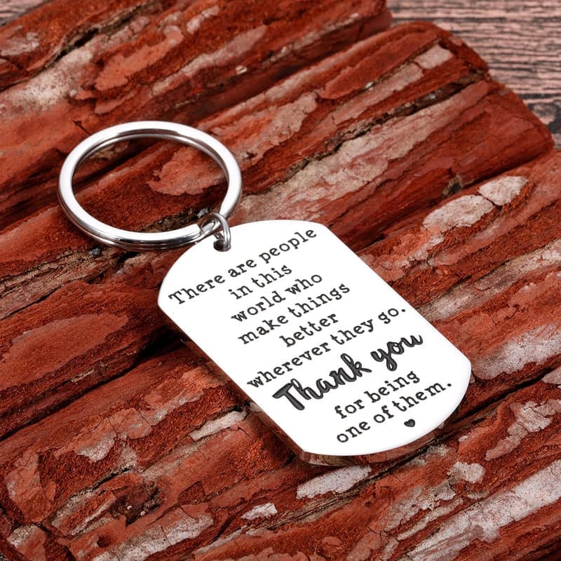 Inspirational Keychain for Boss Appreciation and Retirement