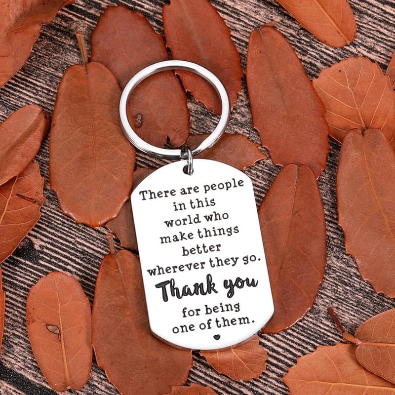 Inspirational Keychain for Boss Appreciation and Retirement