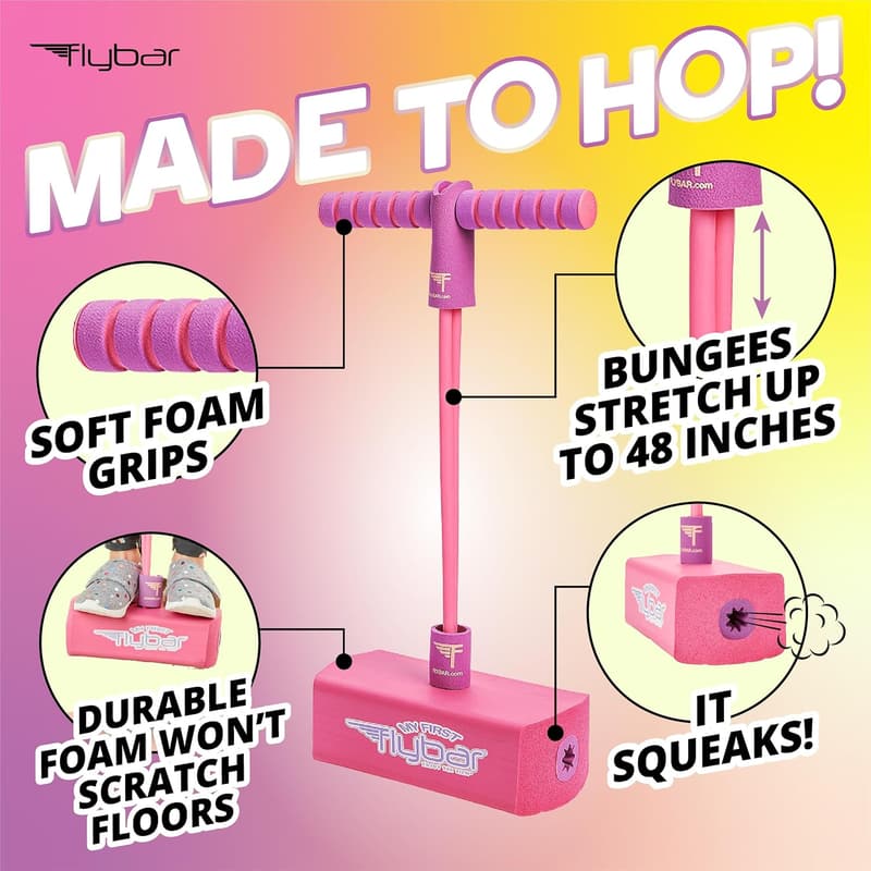 Kids' Foam Pogo Jumper - Safe & Durable for Ages 3+