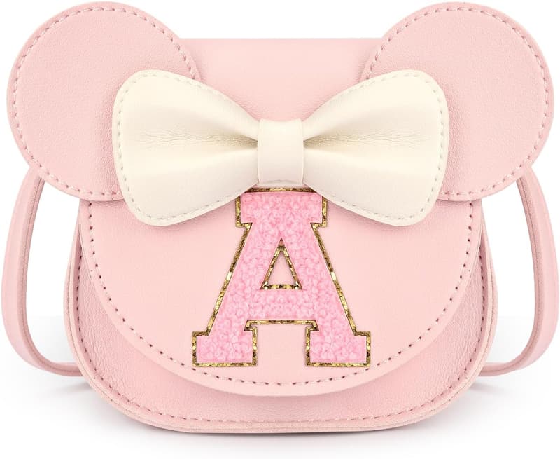 Girls' Birthday Gift: Mini Mouse Ears Pink Purse for Toddlers