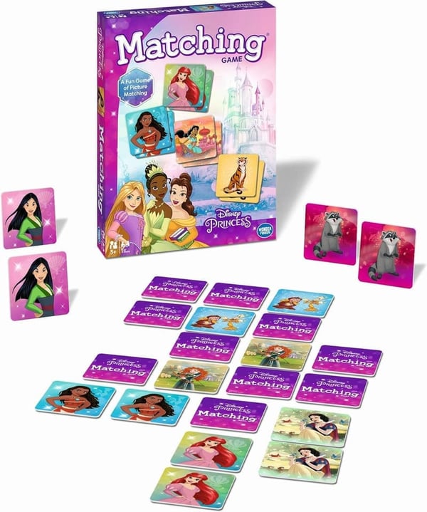 Disney Princess Memory Game – Fun Learning Toy for Kids 3+