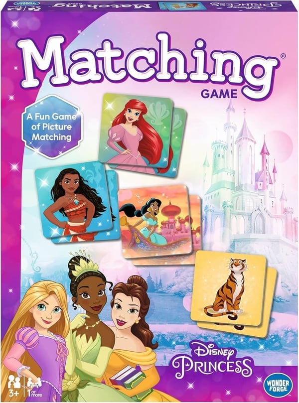 Disney Princess Memory Game – Fun Learning Toy for Kids 3+
