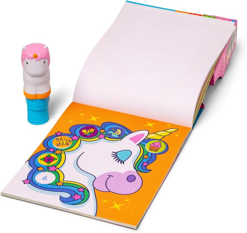 Unicorn Sticker Activity Pad with 300 Stickers and Stamper