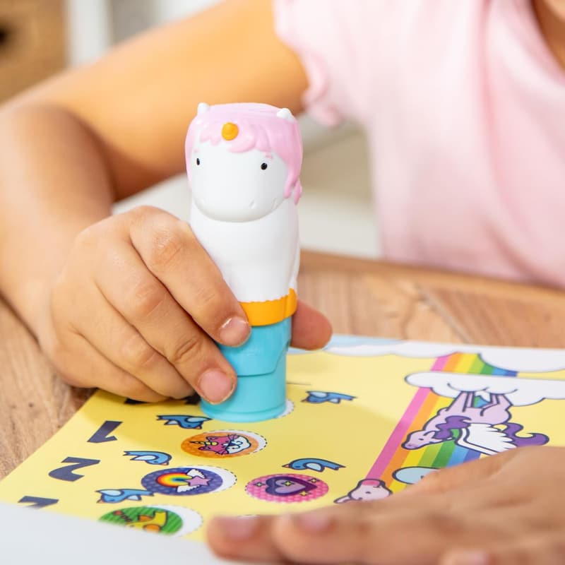 Unicorn Sticker Activity Pad with 300 Stickers and Stamper