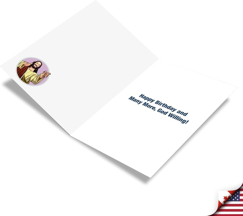 50th Birthday Funny Greeting Card with Envelope