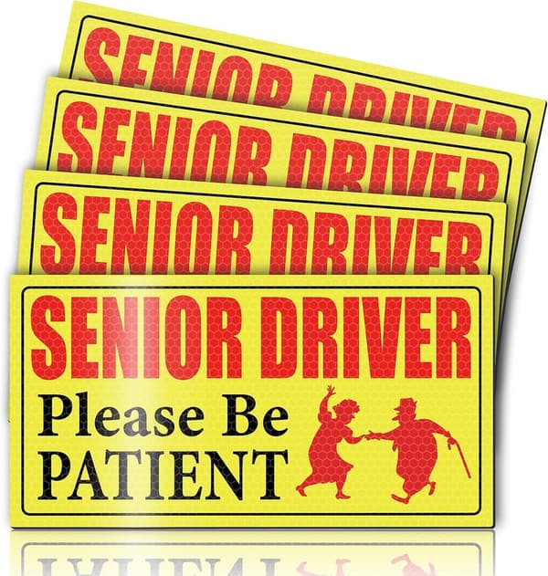 Reflective Car Magnet for Seniors – 