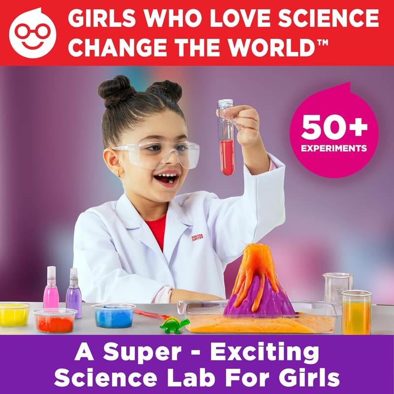 STEM Science Kit for Girls Ages 4-12 | Educational Birthday Gift