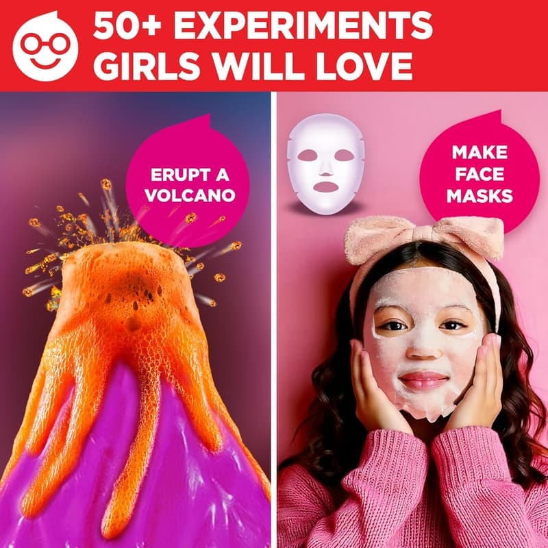 STEM Science Kit for Girls Ages 4-12 | Educational Birthday Gift