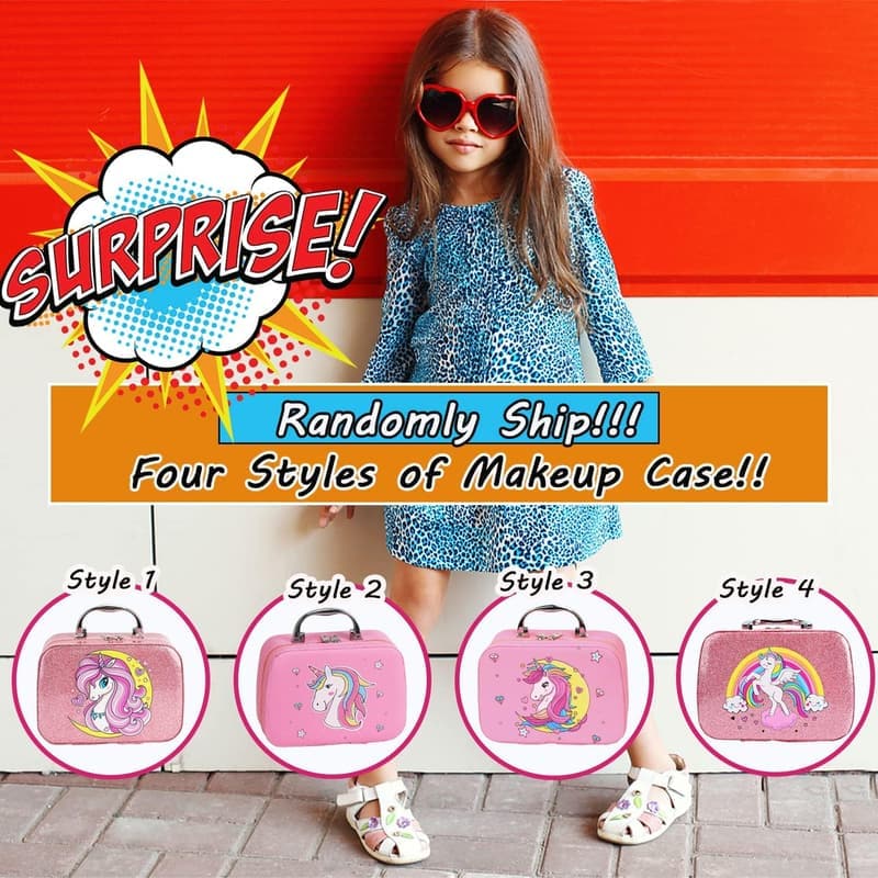 Kids Washable Makeup Set - Birthday/Christmas Gift for Girls