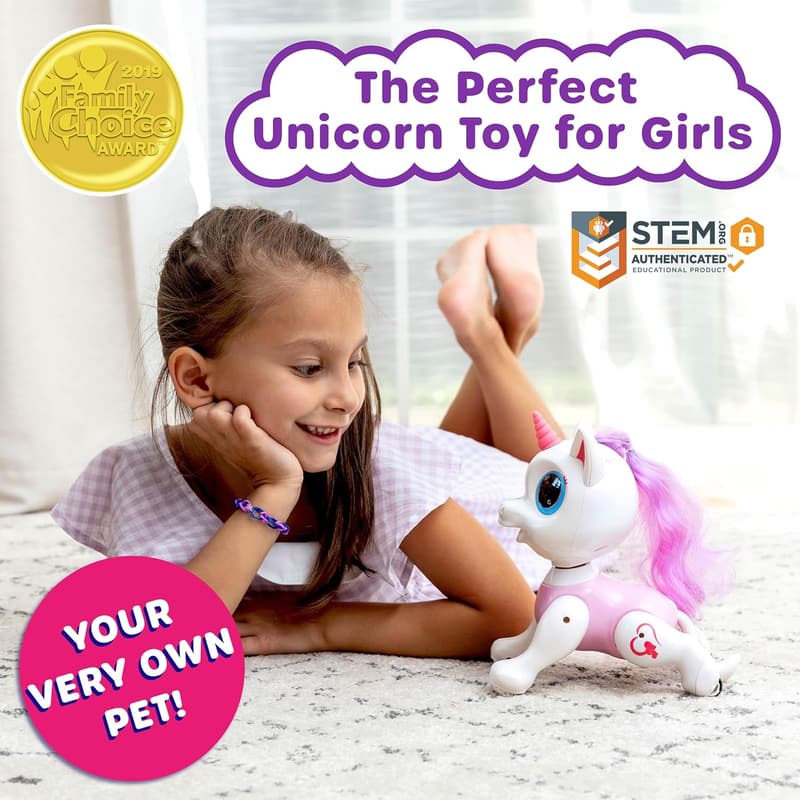 Interactive Remote-Controlled Unicorn Robot Toy for Kids