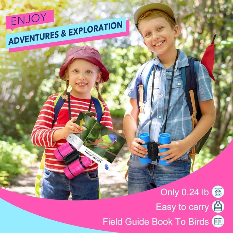 Outdoor Learning Binoculars for Kids Ages 3-7