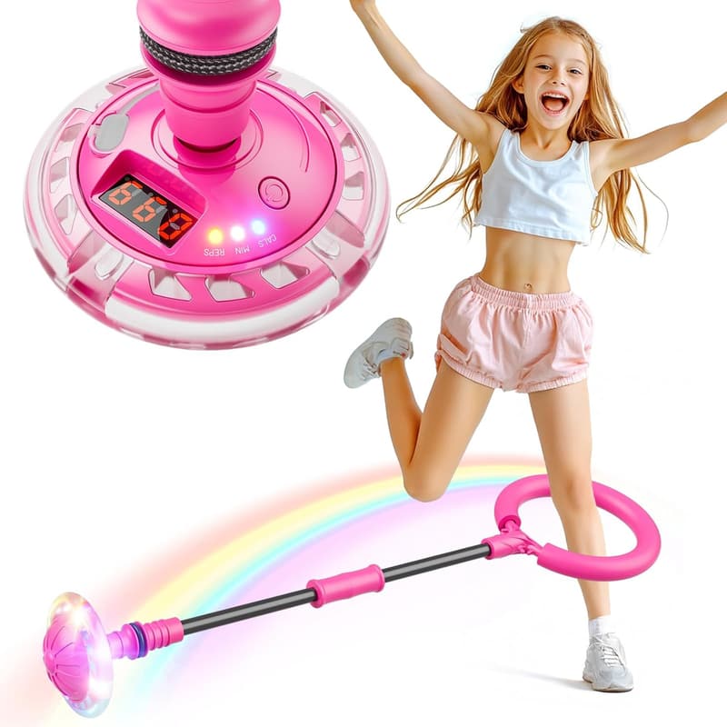 Colorful Rechargeable Skip Ball Toy for Kids' Birthdays