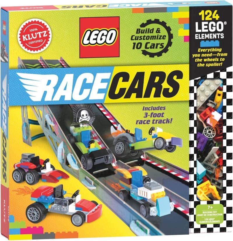Lego Race Cars STEM Activity Kit for Kids