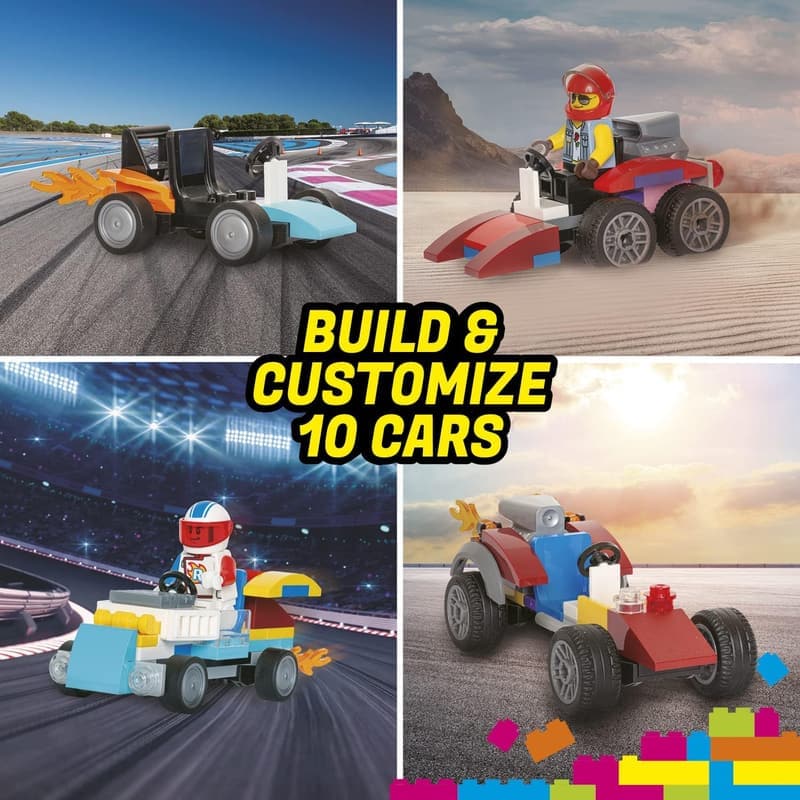 Lego Race Cars STEM Activity Kit for Kids