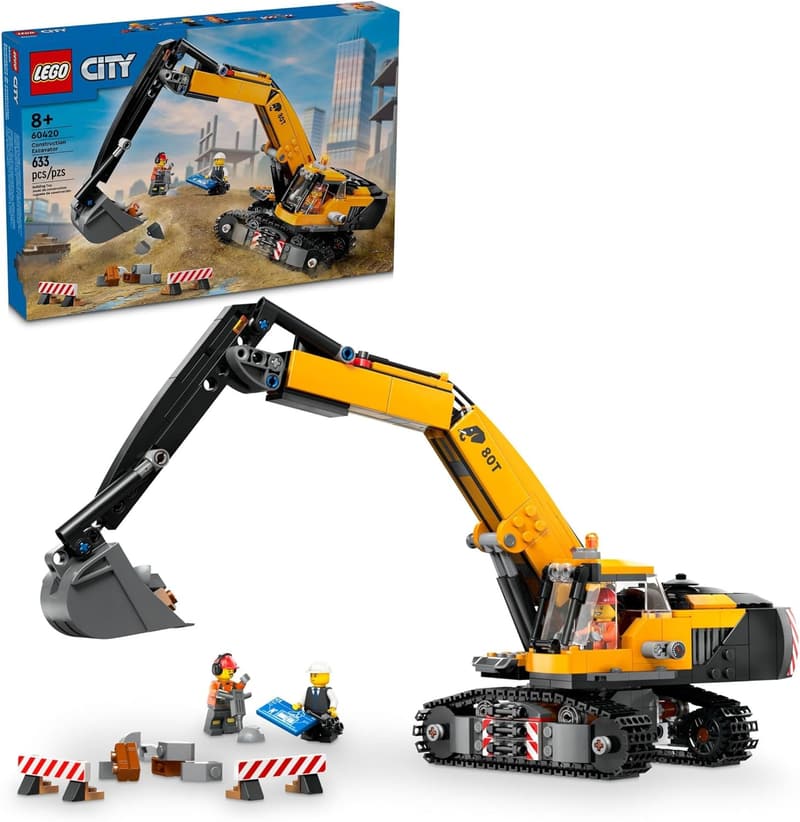 LEGO City Construction Excavator Toy for Kids 8+