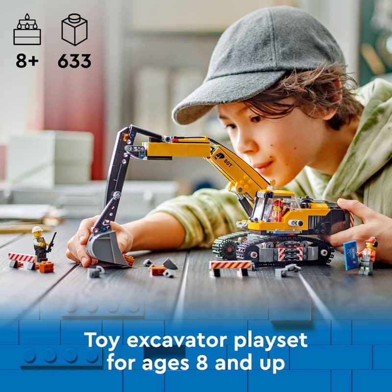 LEGO City Construction Excavator Toy for Kids 8+