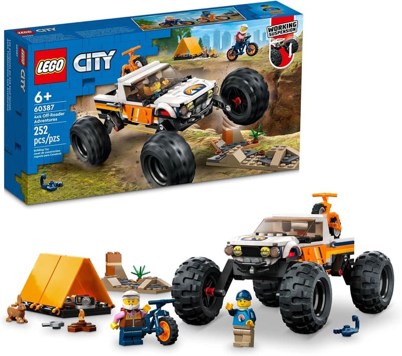 LEGO City 4x4 Off-Roader Adventure Set with Minifigures