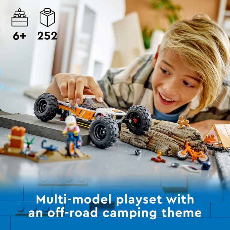 LEGO City 4x4 Off-Roader Adventure Set with Minifigures