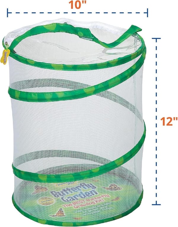 Butterfly Garden Kit with Live Caterpillars & Habitat