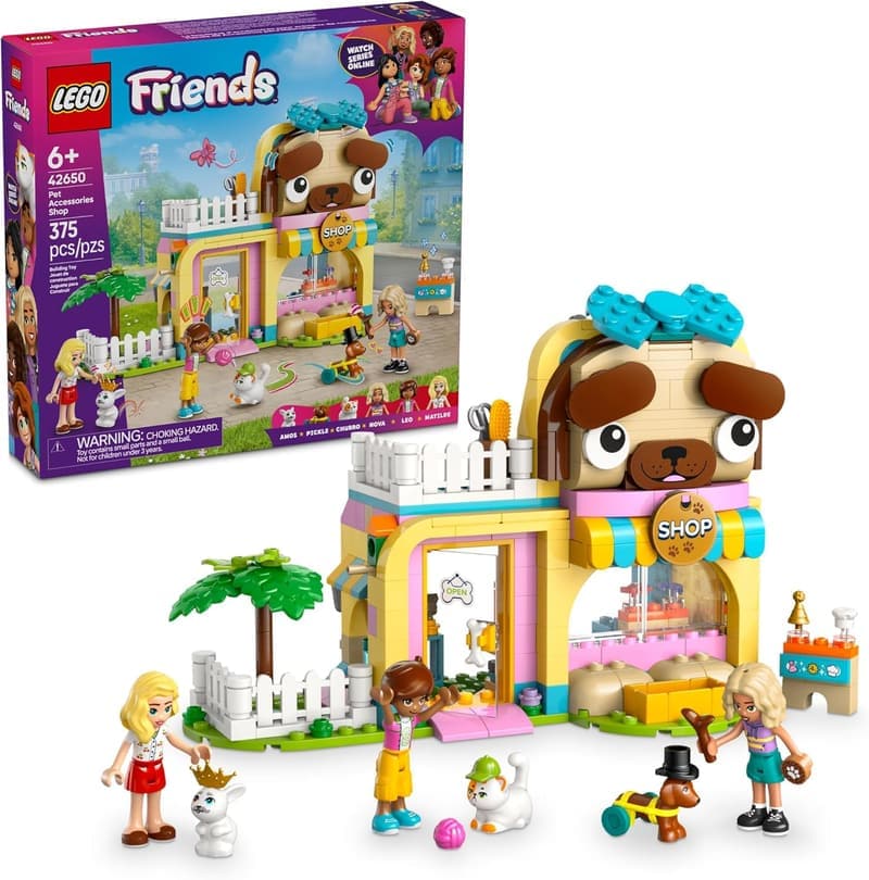 LEGO Friends Pet Accessories Shop Play Set for Kids 6+