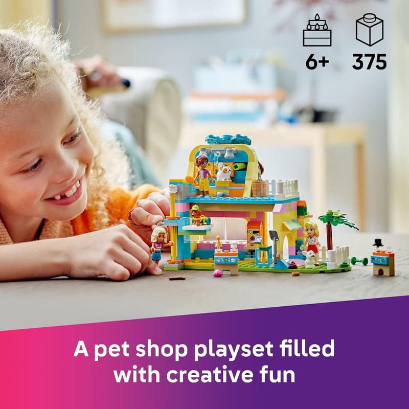 LEGO Friends Pet Accessories Shop Play Set for Kids 6+