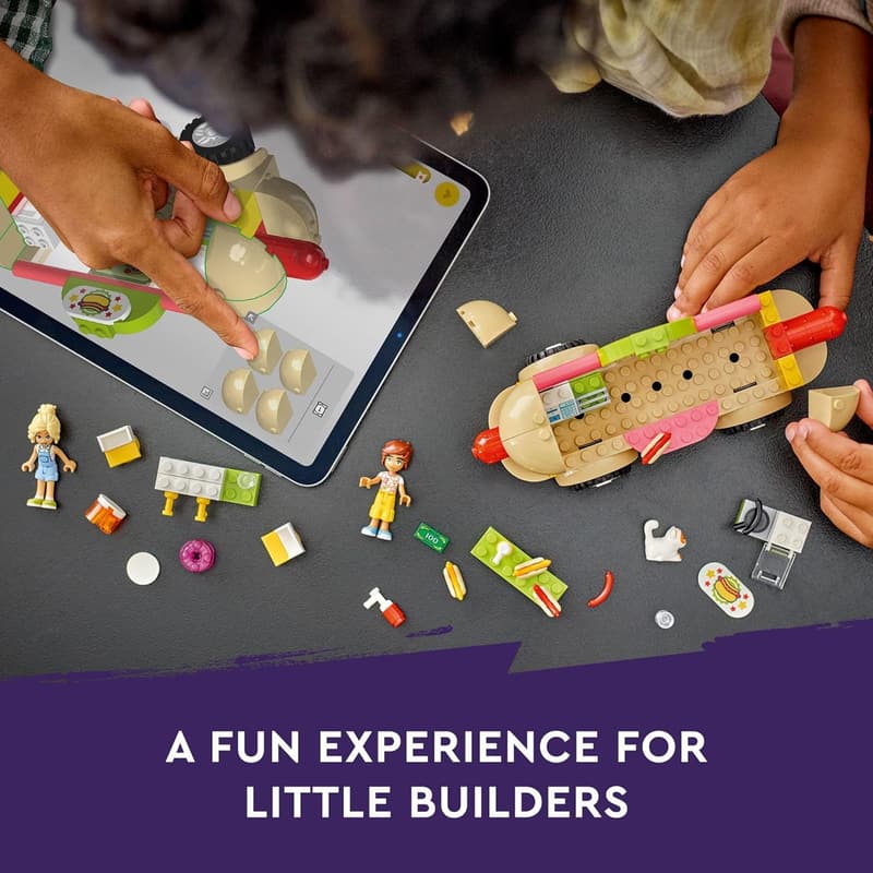 LEGO Friends Hot Dog Food Truck Toy with Mini Dolls